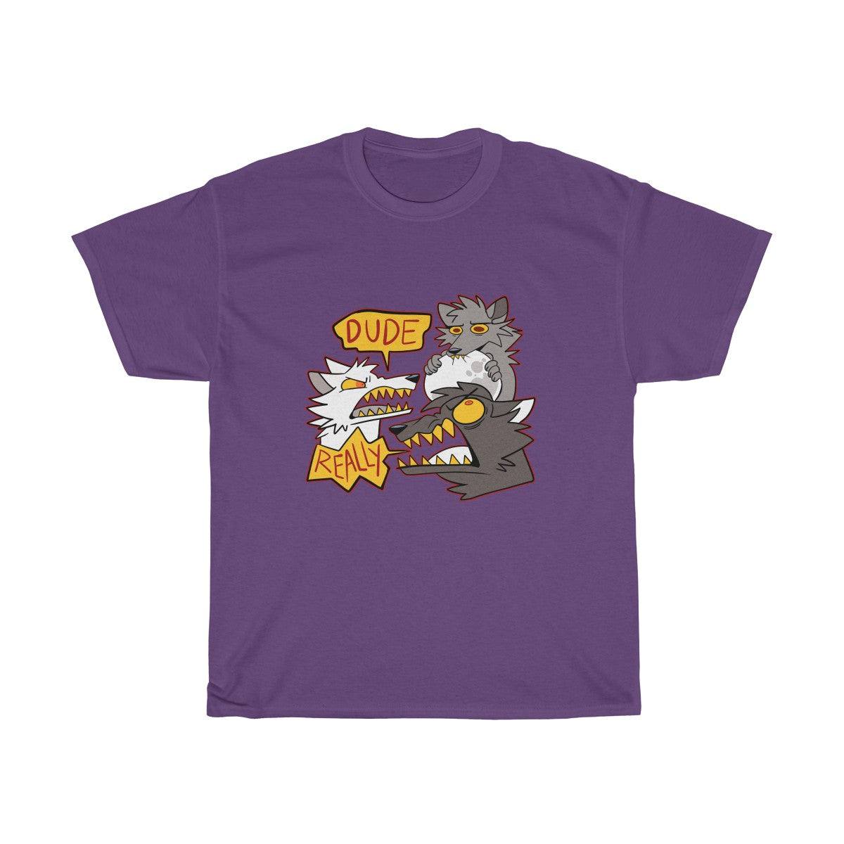 Three Wolf Moon - T-Shirt T-Shirt Cyamallo Purple S 