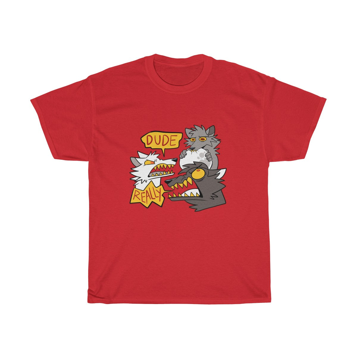 Three Wolf Moon - T-Shirt T-Shirt Cyamallo Red S 