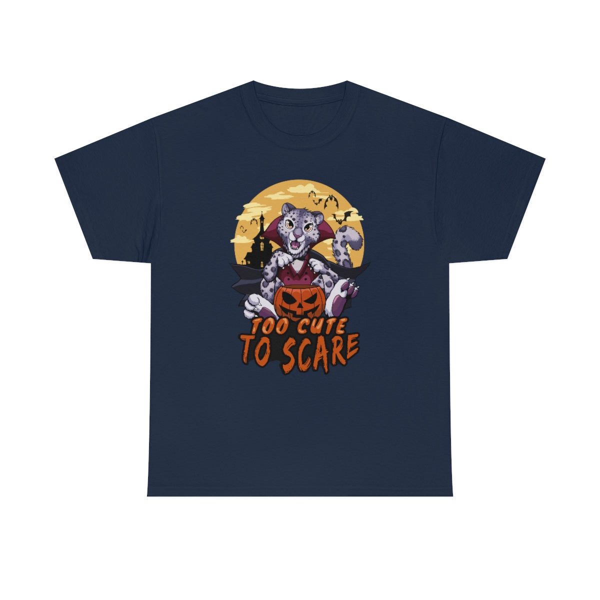 Too Cute to Scare - T-Shirt T-Shirt Artworktee Navy Blue S 