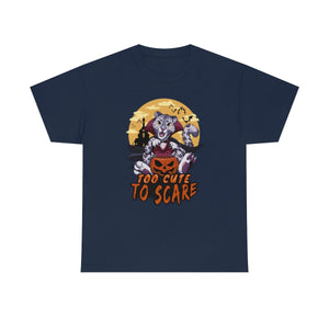 Too Cute to Scare - T-Shirt T-Shirt Artworktee Navy Blue S 
