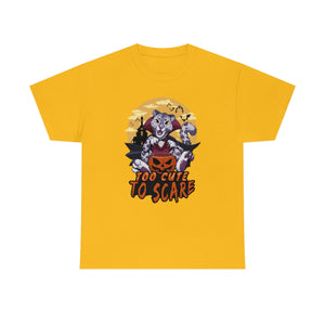 Too Cute to Scare - T-Shirt T-Shirt Artworktee Gold S 