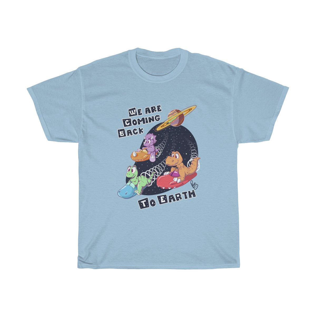 We are coming back to Earth - T-Shirt T-Shirt Paco Panda Light Blue S 