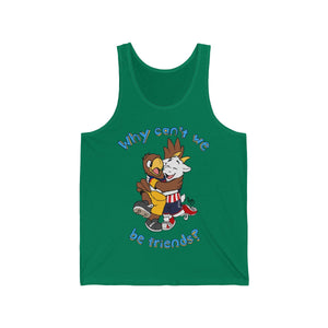 Why Can't we be Friends? - Tank Top Tank Top Paco Panda Green XS 