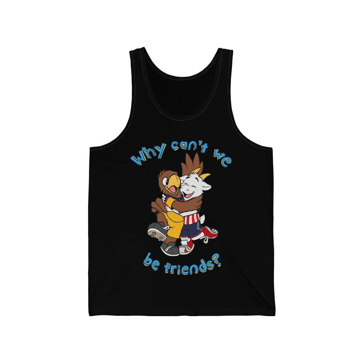 Why Can't we be Friends? - Tank Top Tank Top Paco Panda Black XS 