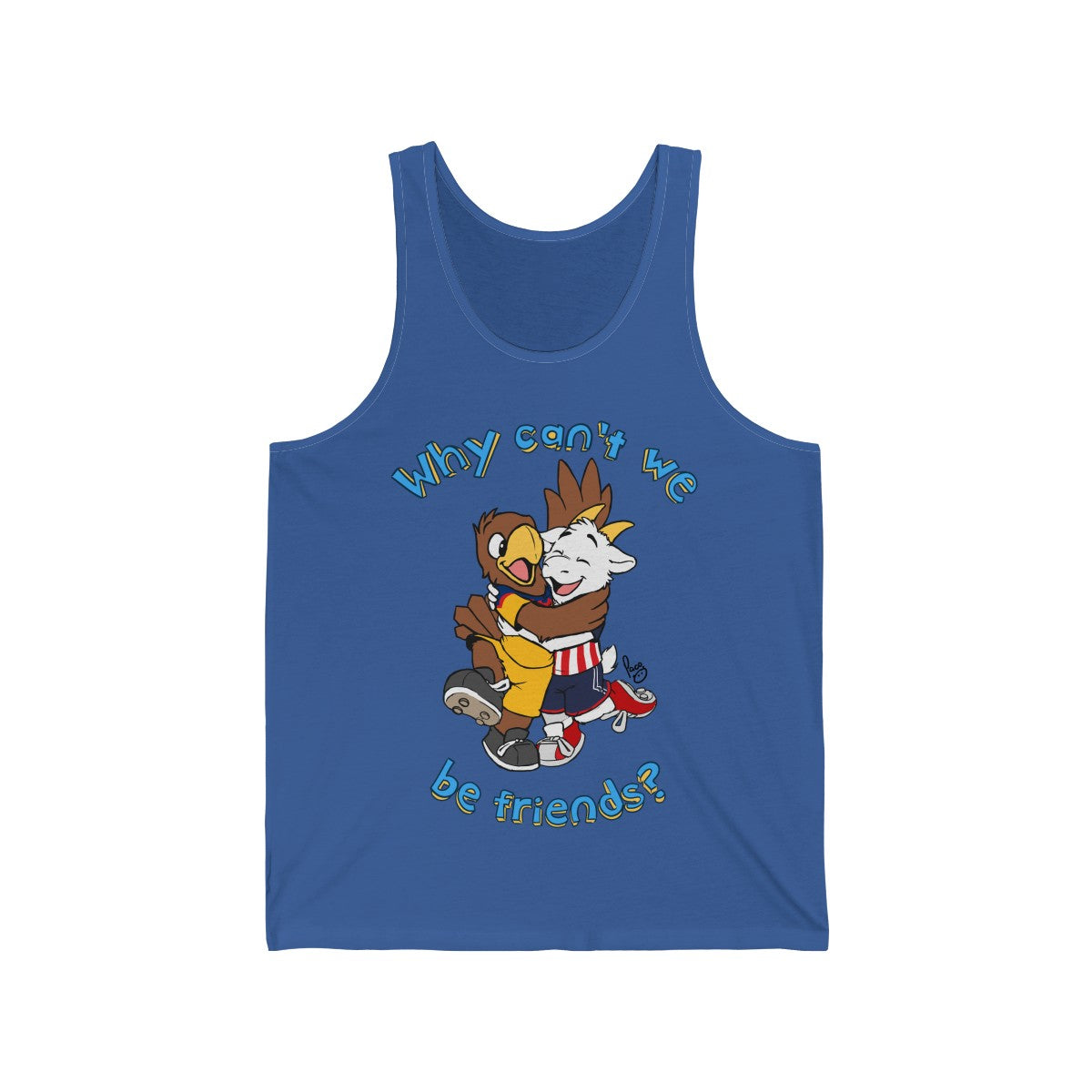 Why Can't we be Friends? - Tank Top Tank Top Paco Panda Royal Blue XS 