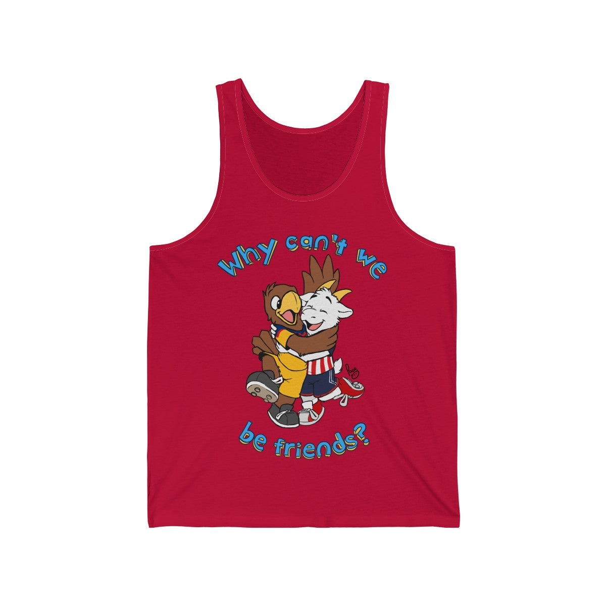 Why Can't we be Friends? - Tank Top Tank Top Paco Panda Red XS 