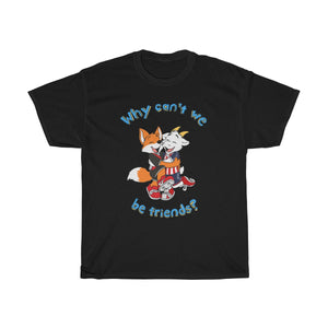 Why Can't we be Friends 2? - T-Shirt T-Shirt Paco Panda Black S 