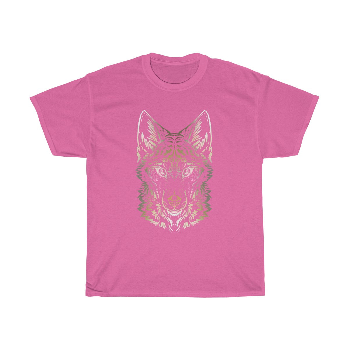 Wolf Colored - T-Shirt T-Shirt Dire Creatures Pink S 