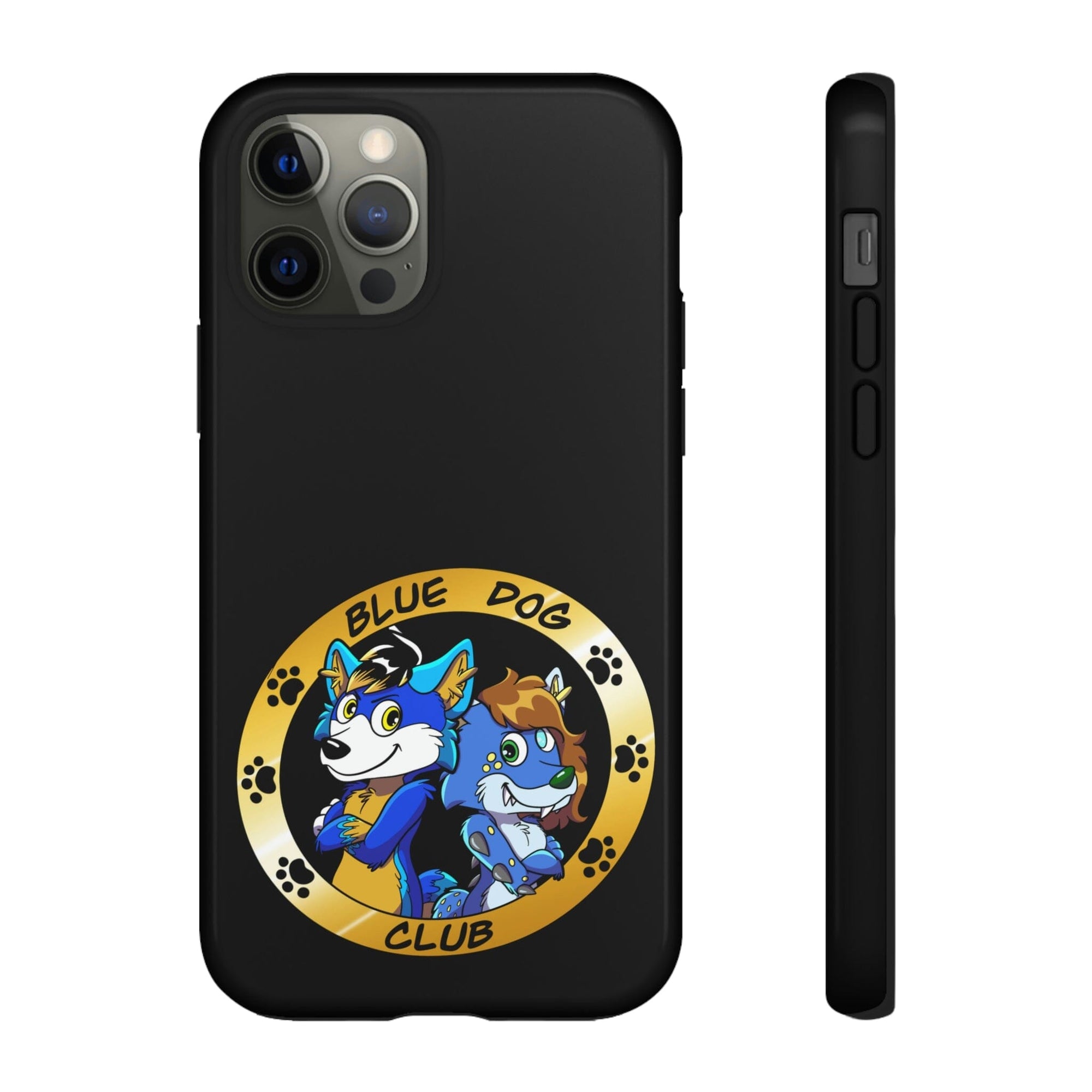 Hund The Hound - Blue Dog Club - Phone Case Phone Case Printify iPhone 12 Pro Glossy 