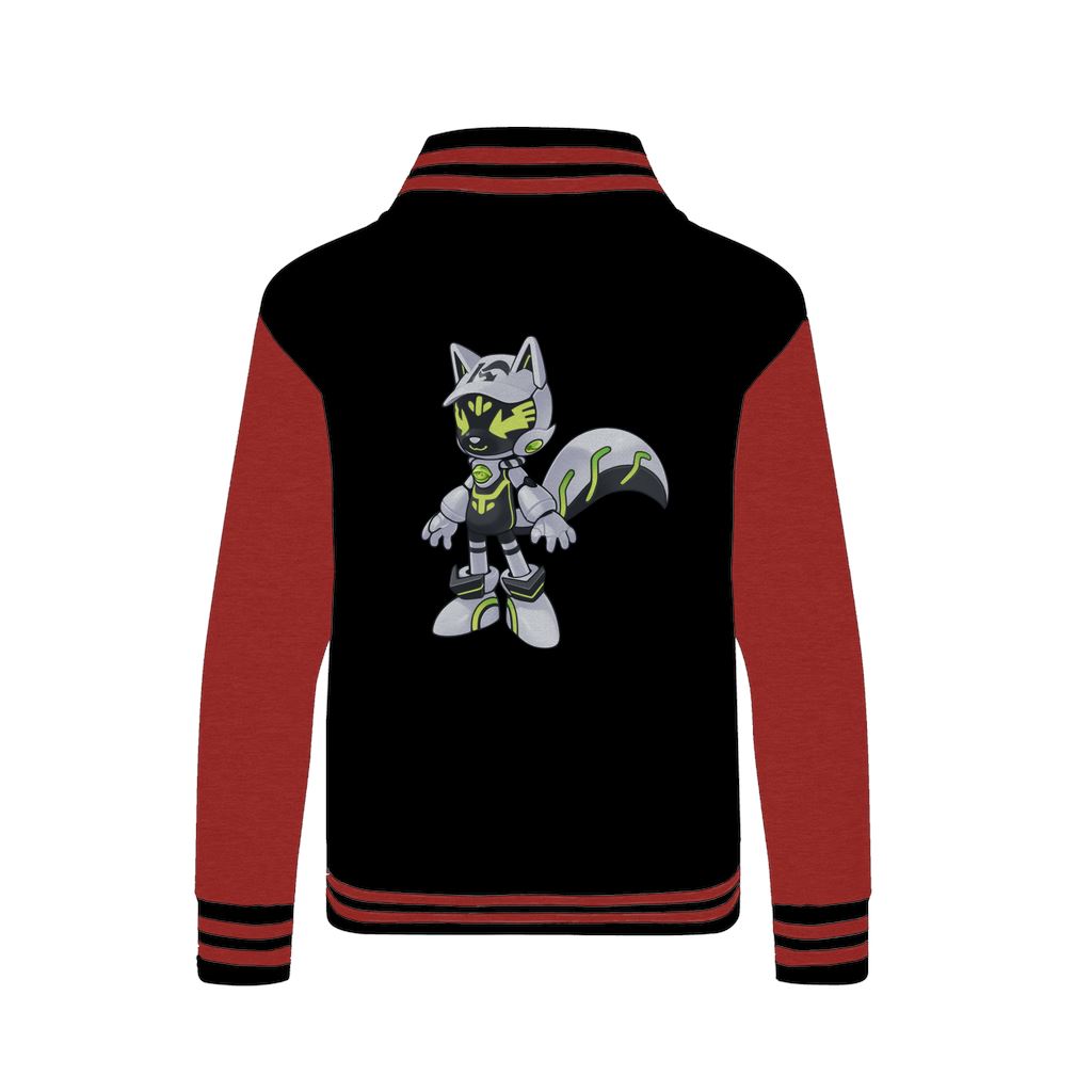 Robot Kitsune-Kyubit - Varsity Jacket Varsity Jacket Lordyan 