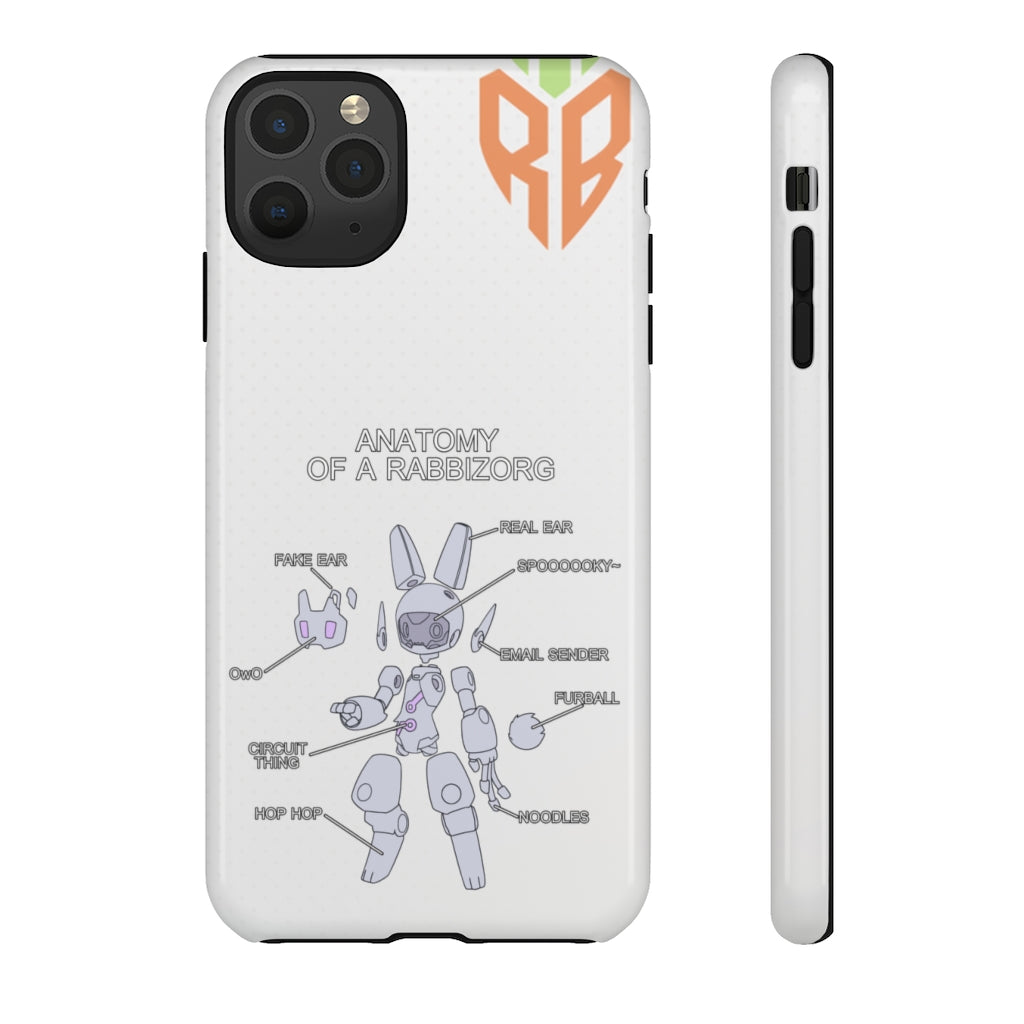 Anatomy Of a Rabbizorg - Phone Case Phone Case Lordyan iPhone 11 Pro Max Glossy 