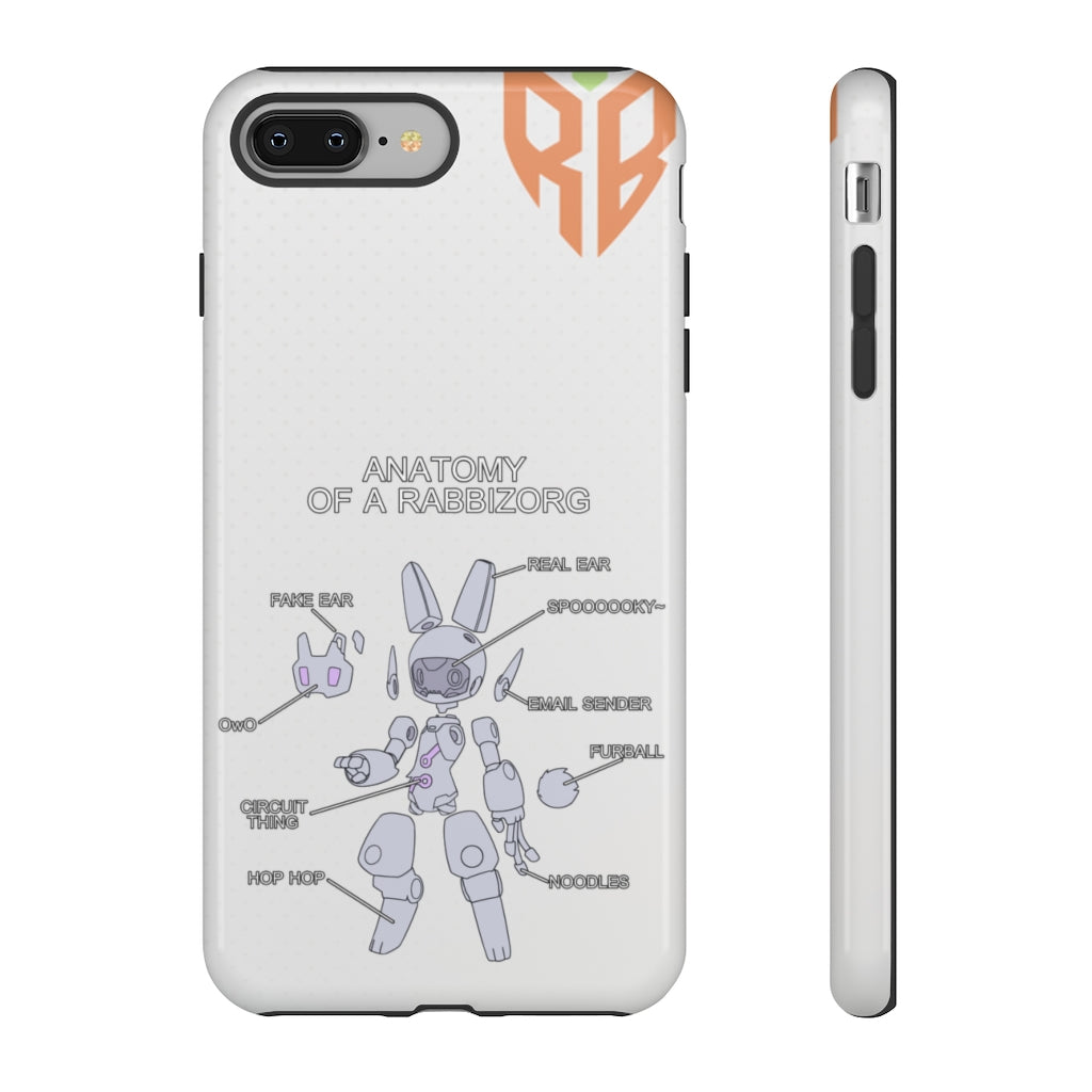 Anatomy Of a Rabbizorg - Phone Case Phone Case Lordyan iPhone 8 Plus Glossy 