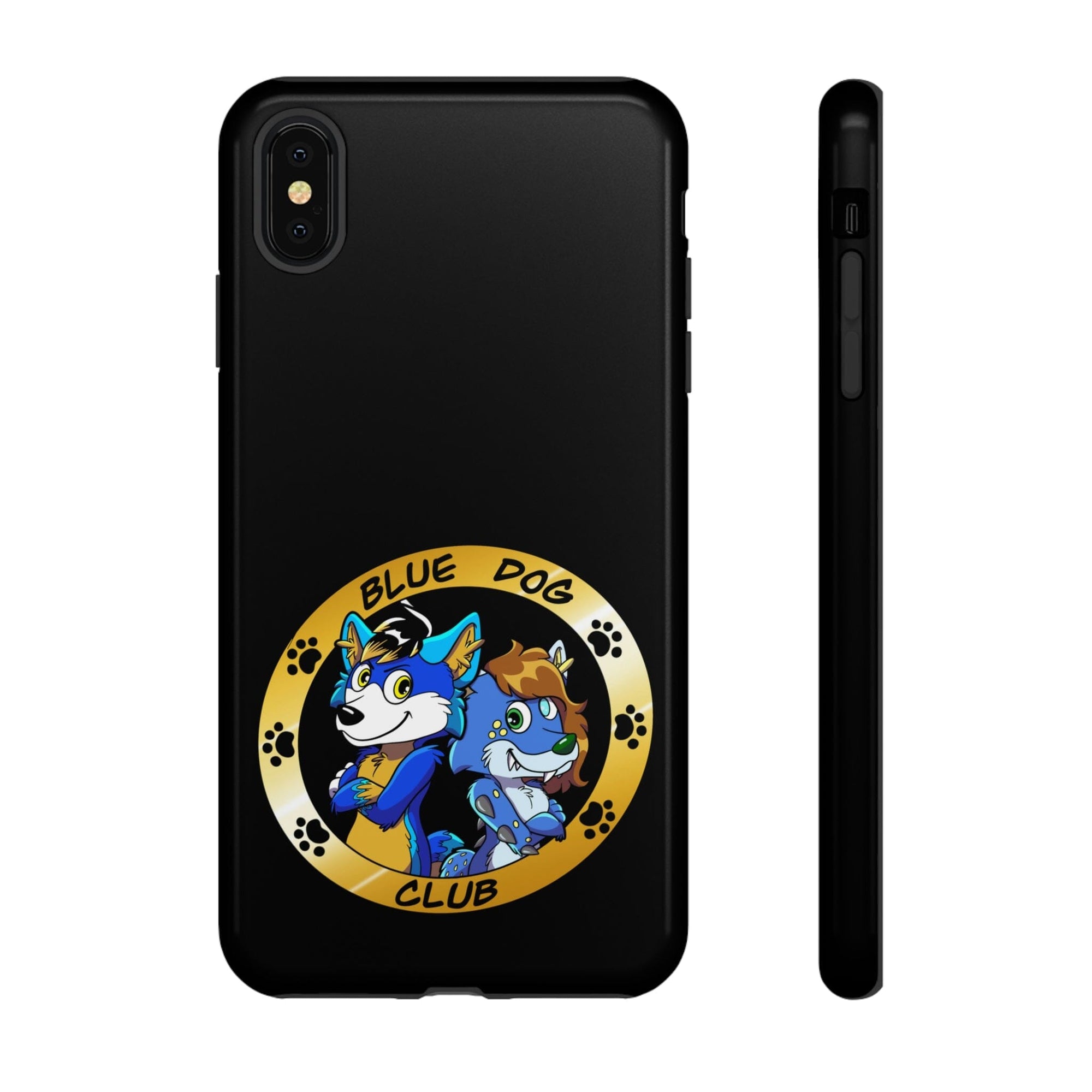 Hund The Hound - Blue Dog Club - Phone Case Phone Case Printify iPhone XS MAX Glossy 