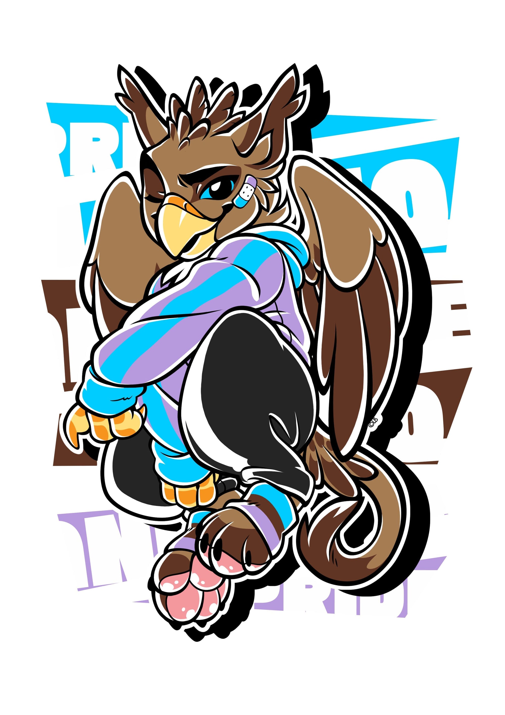 Pride Designs - Androsexual Pride Boris Gryphon