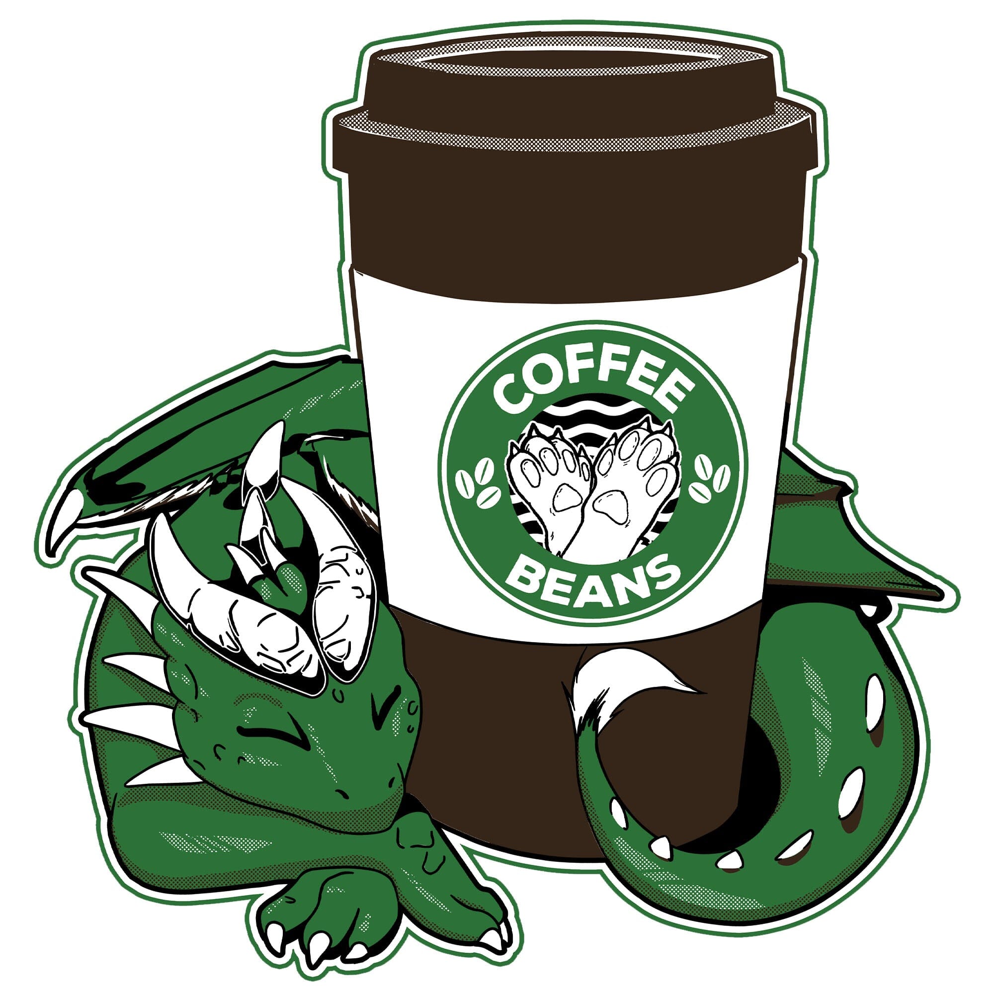 Artworktee Designs - Dragon Coffee