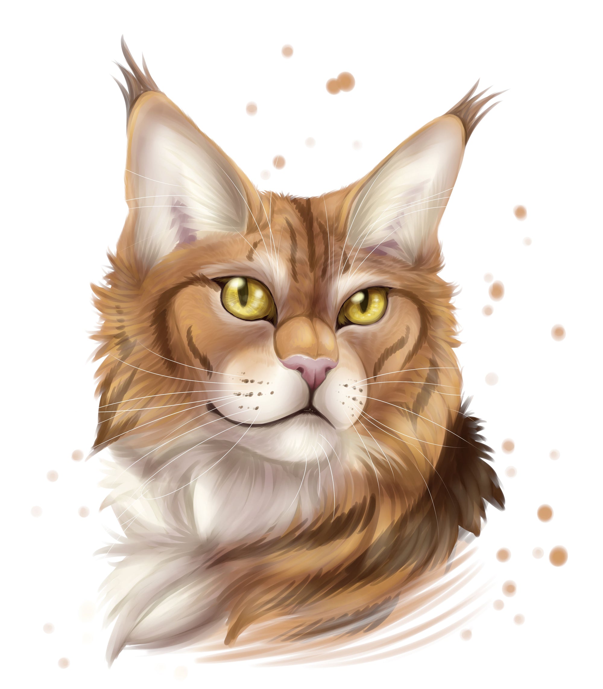 Dire Creatures - Painted - Maine Coon