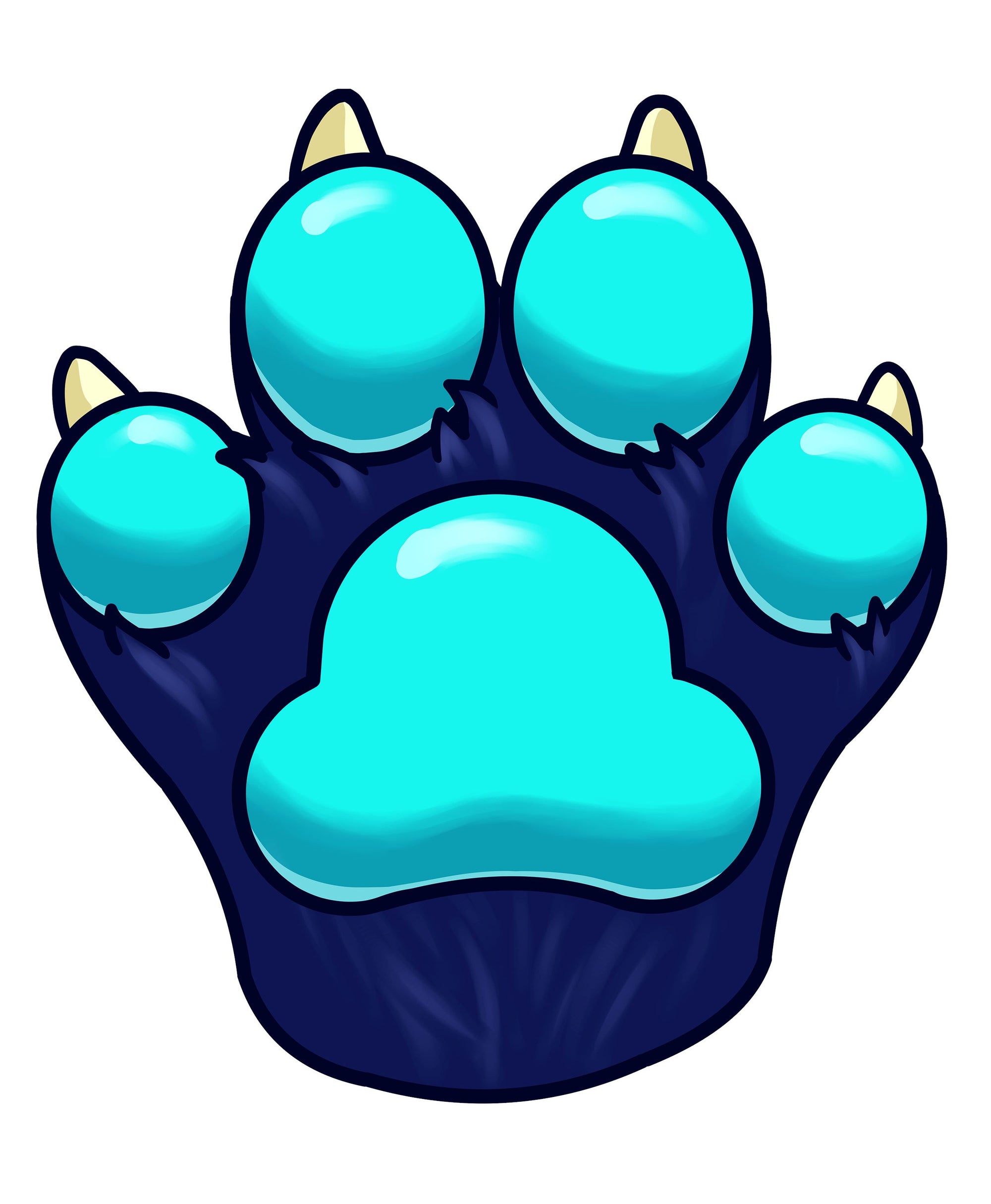 Neon Woof - Paw