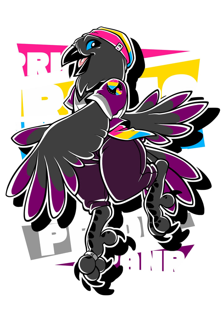 Panromantic Pride Munin Raven