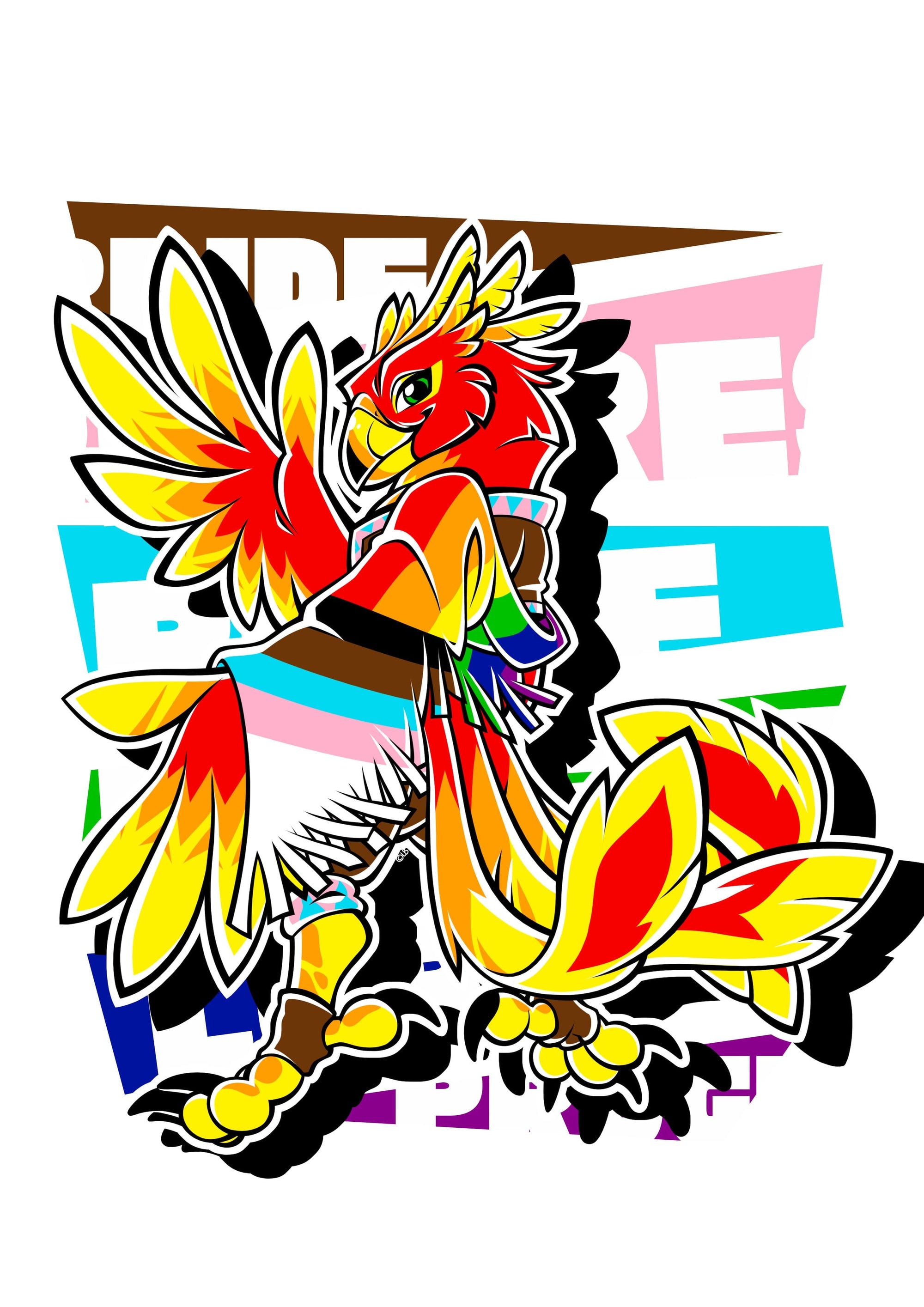 Pride Designs - Progress Pride Axel Phoenix