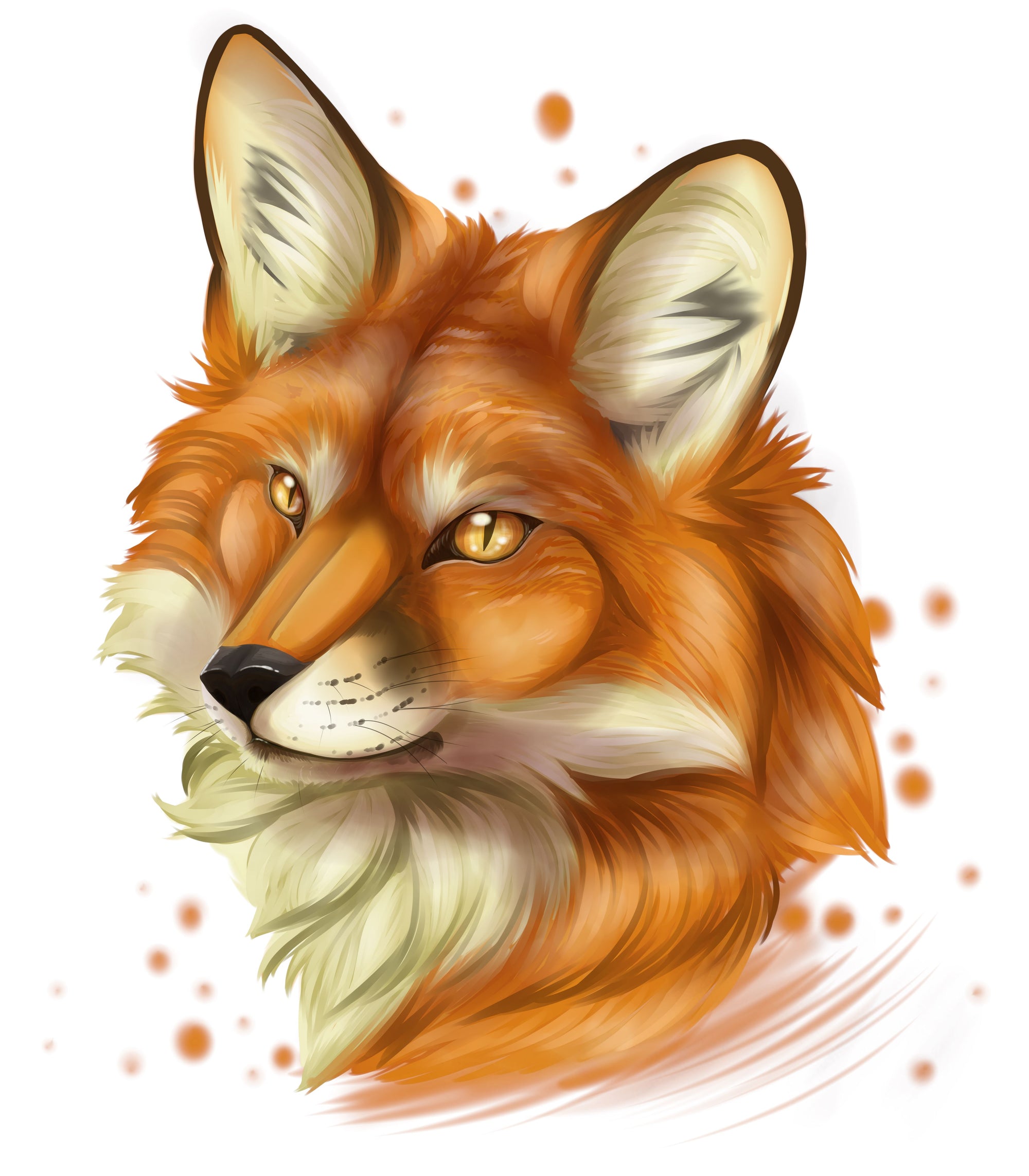 Dire Creatures - Painted - Red Fox