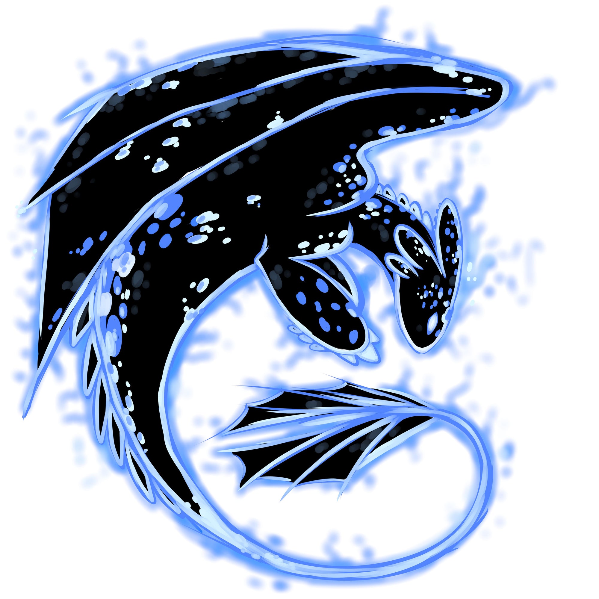 Dire Creatures - Spirit - Blue Dragon