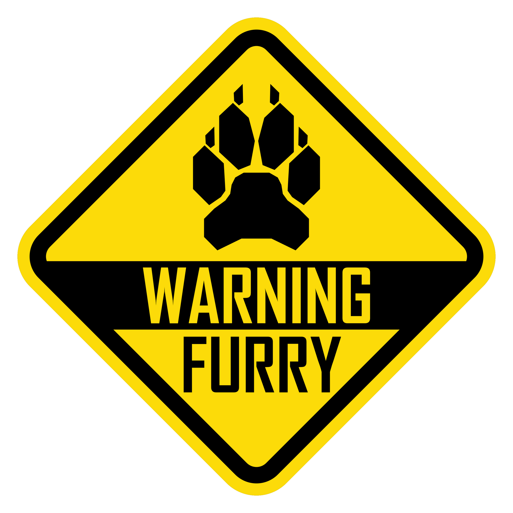 Wexon - Warning Paw - Canine