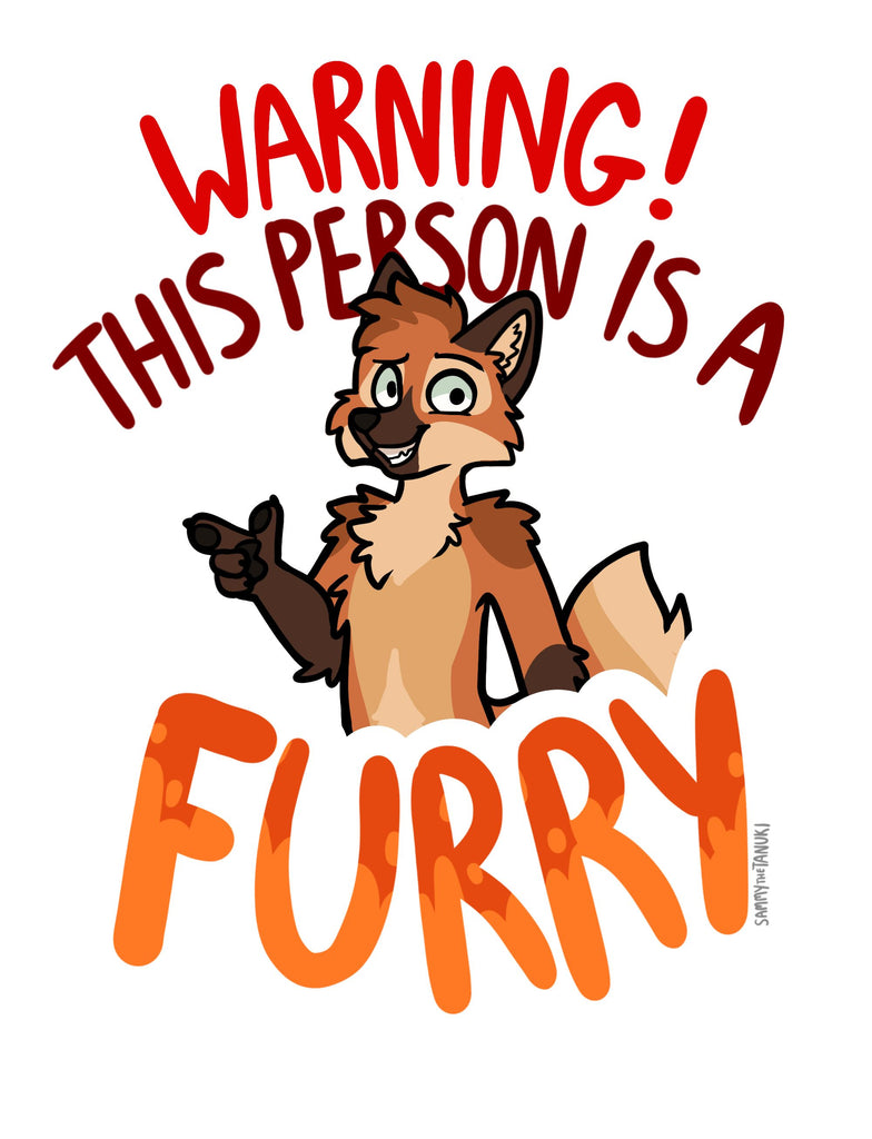 Warning Furry Maned Wolf