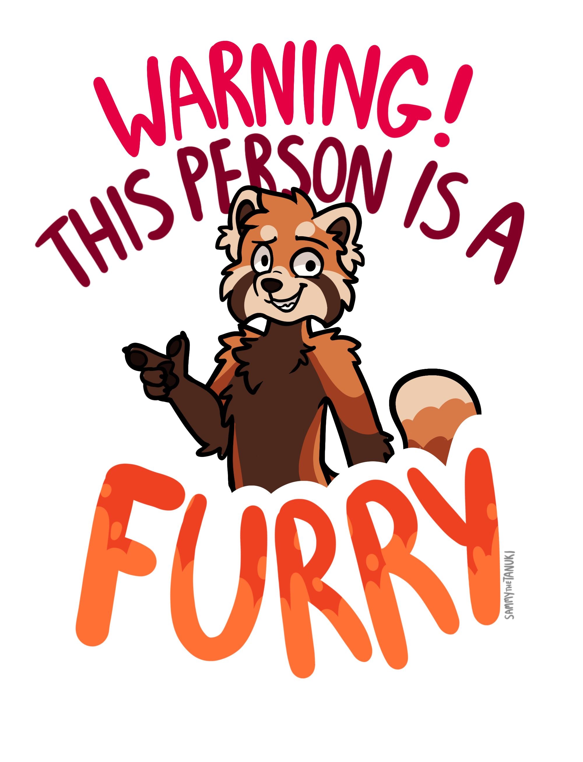 Sammy The Tanuki - Warning Furry Red Panda