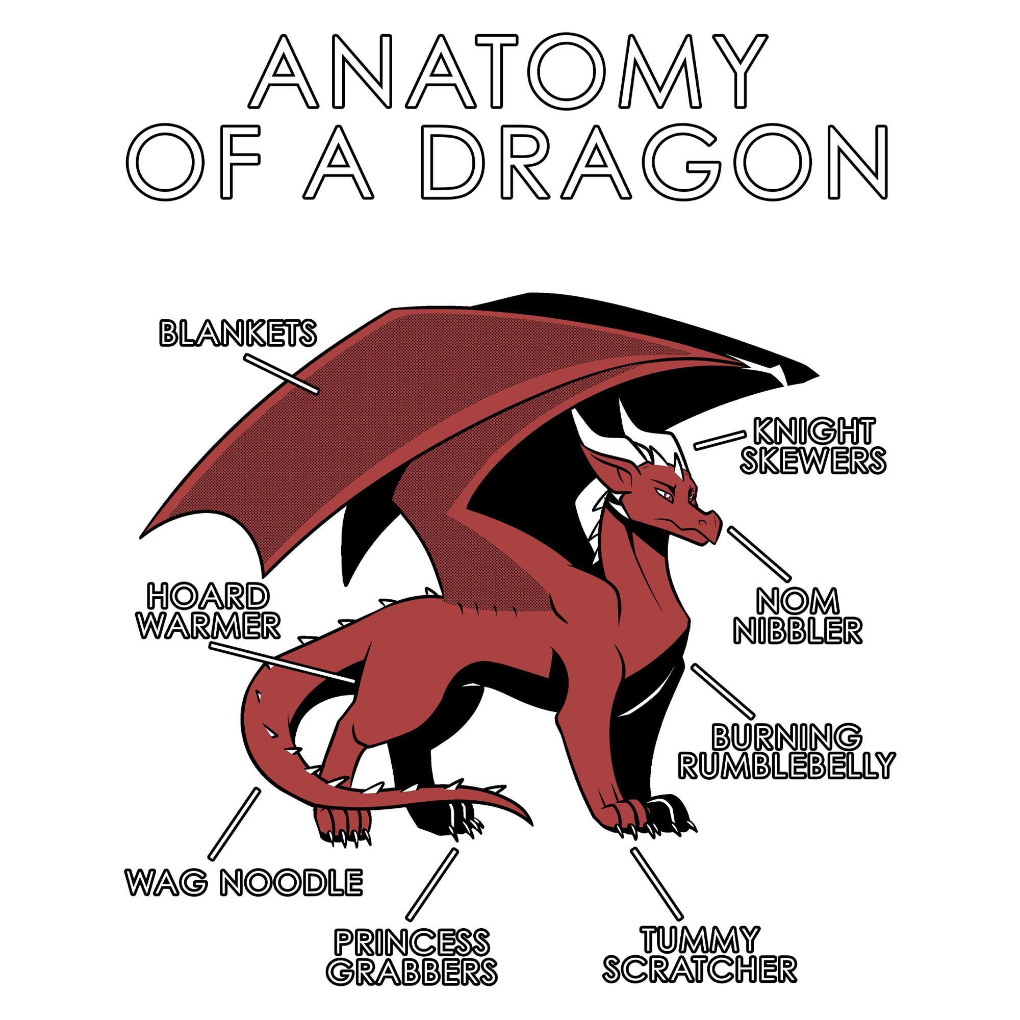 Anatomy Series - Gen 1 - Anatomy of a Dragon - Natural