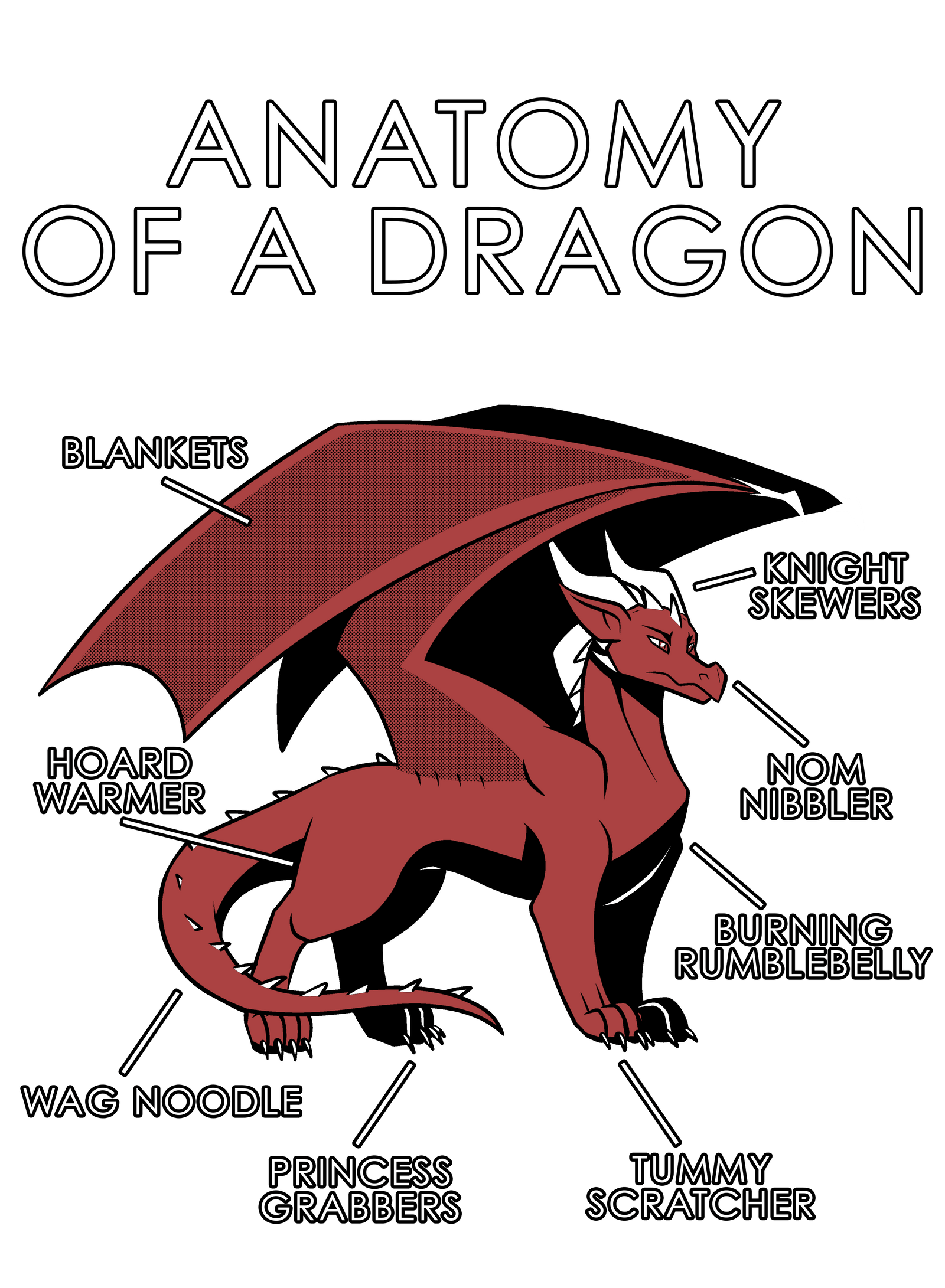 Anatomy Series - Gen 1 - Anatomy of a Dragon