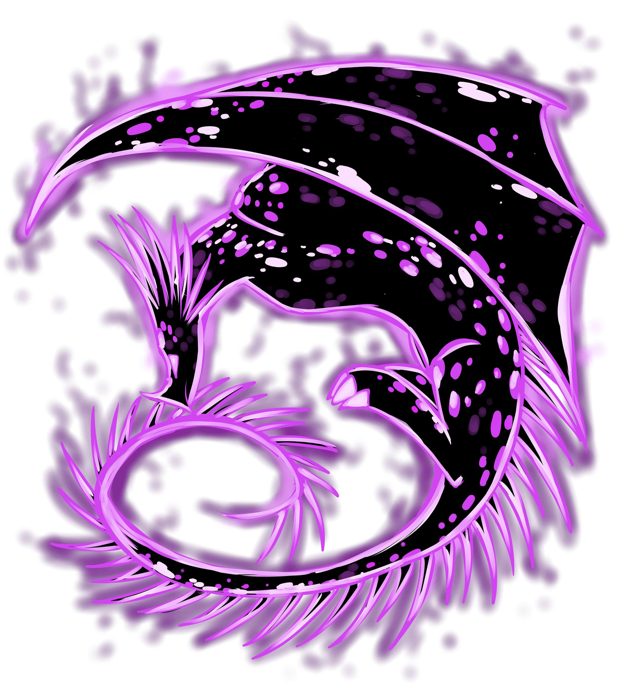 Dire Creatures - Spirit - Violet Dragon