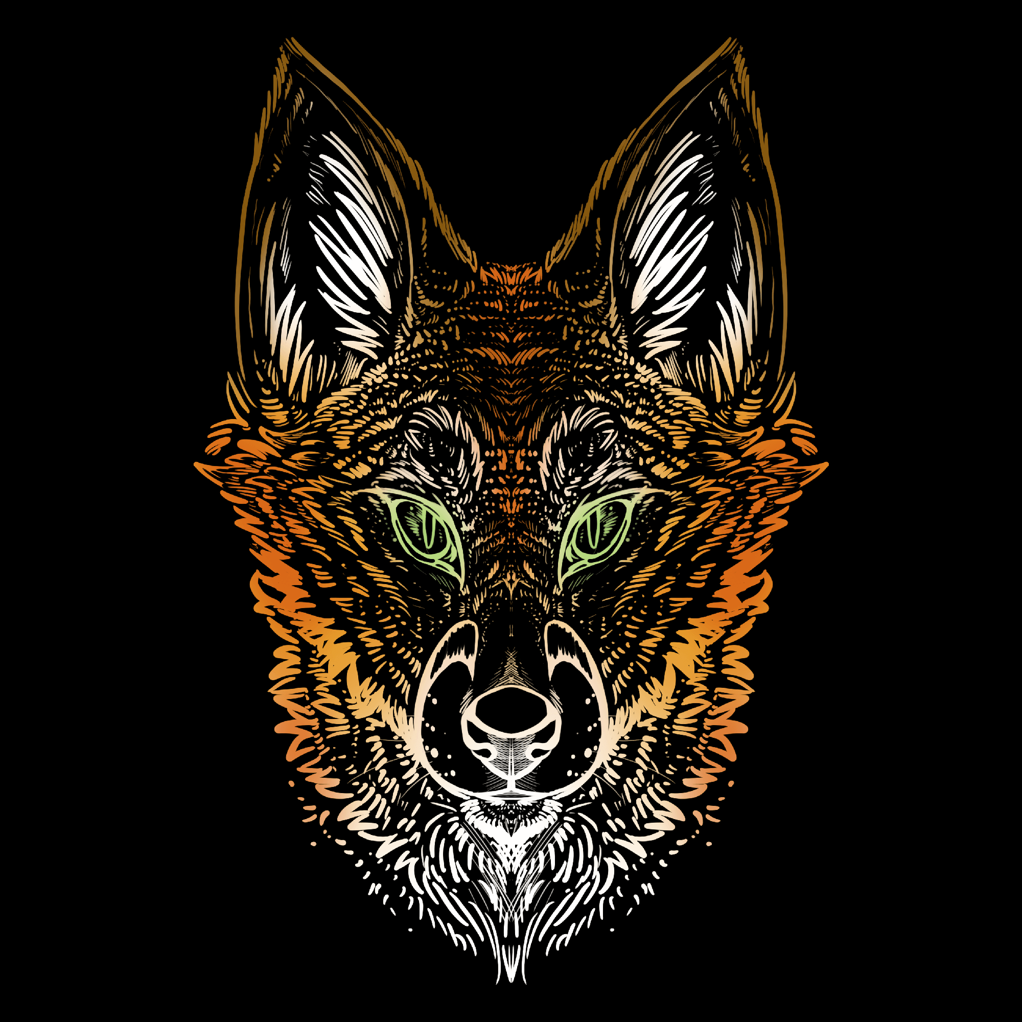 Dire Creatures - Lined - Fox