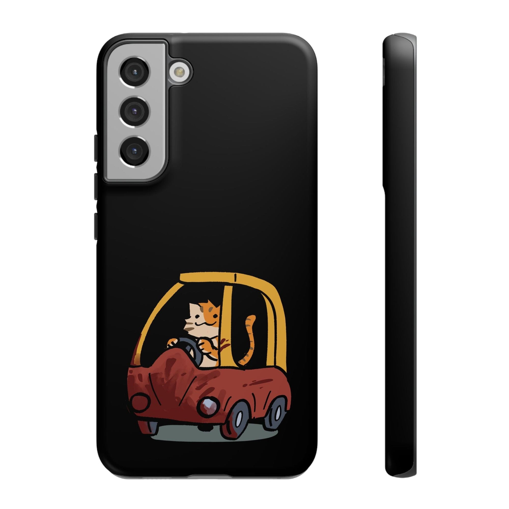 Cat Car - Phone Case Phone Case Printify Samsung Galaxy S22 Plus Matte 