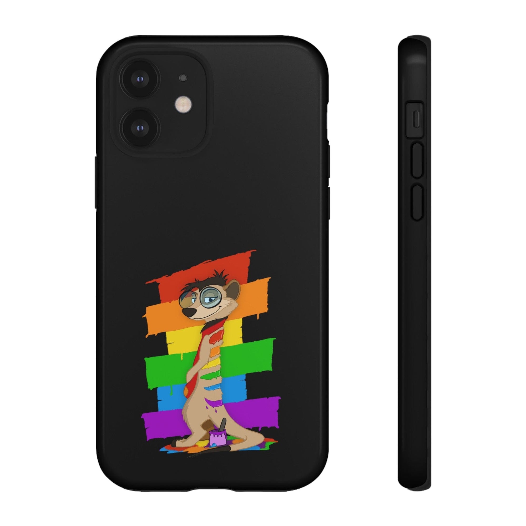 Thabo Meerkat - Meerkat Pride - Phone Case Phone Case Thabo Meerkat Glossy iPhone 12 