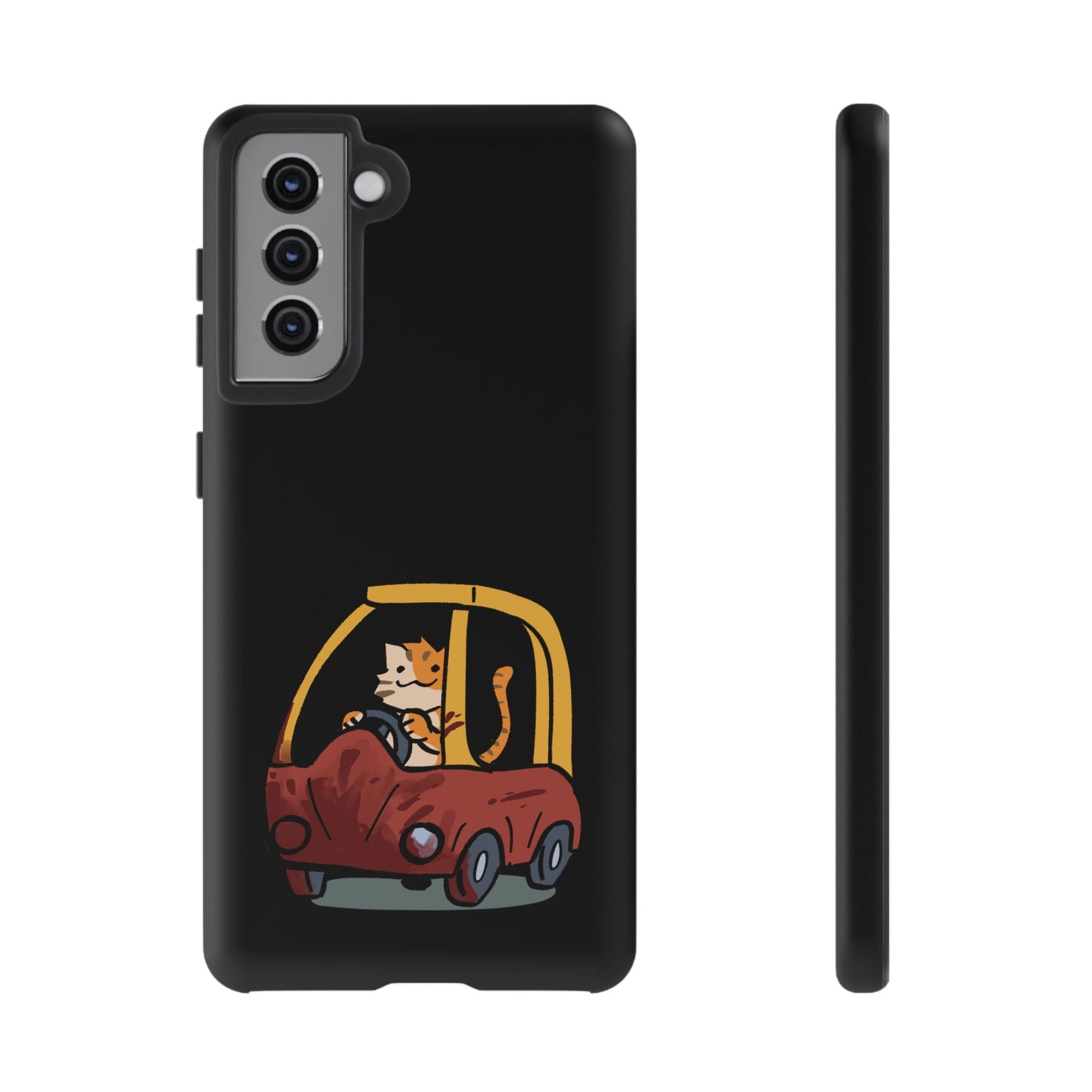 Cat Car - Phone Case Phone Case Printify Samsung Galaxy S21 Matte 