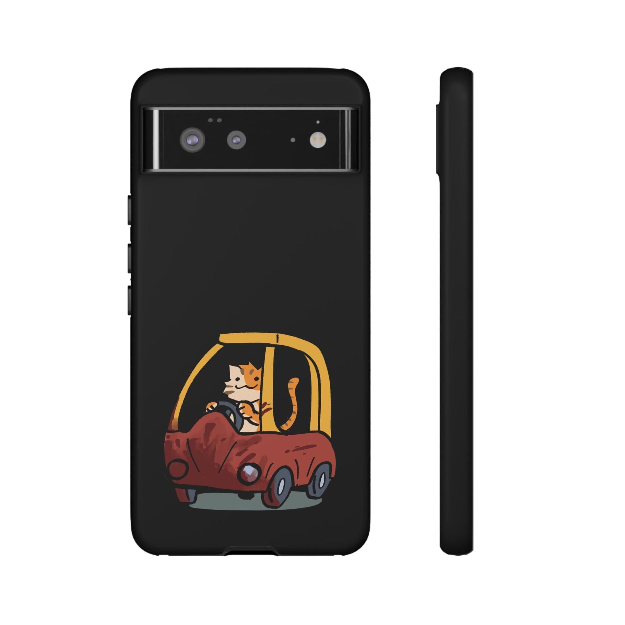 Cat Car - Phone Case Phone Case Printify Google Pixel 6 Matte 