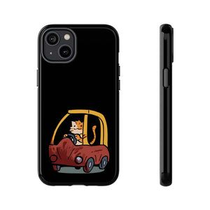 Cat Car - Phone Case Phone Case Printify iPhone 14 Plus Glossy 