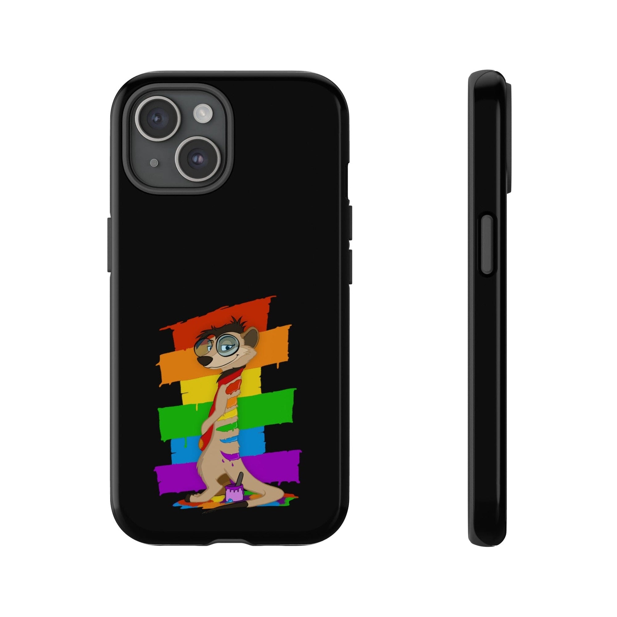 Thabo Meerkat - Meerkat Pride - Phone Case Phone Case Thabo Meerkat Glossy iPhone 15 