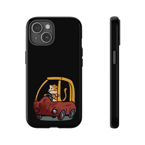 Cat Car - Phone Case Phone Case Printify iPhone 15 Glossy 