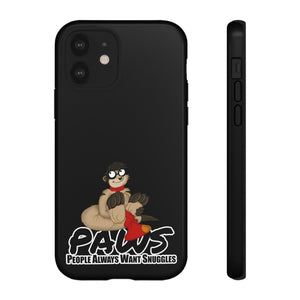 Thabo Meerkat - PAWS - Phone Case Phone Case Thabo Meerkat Glossy iPhone 12 