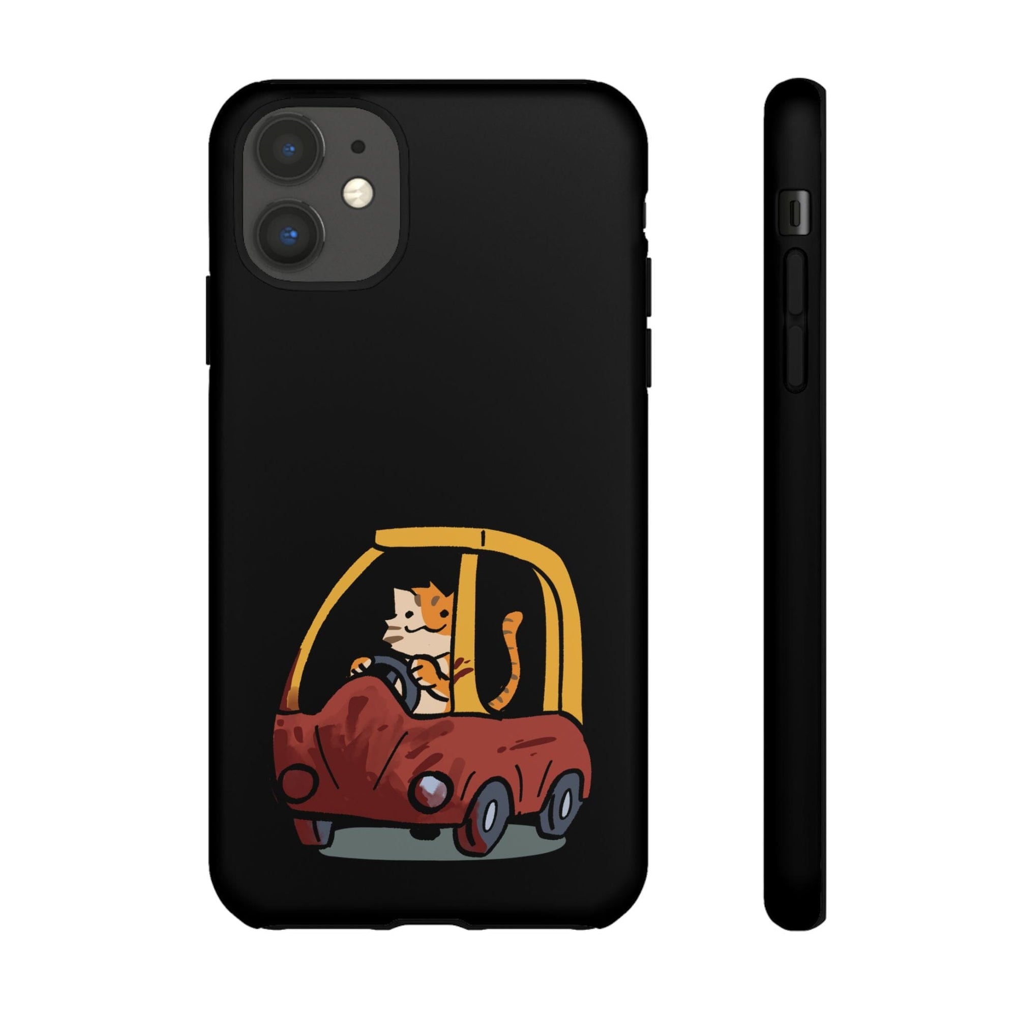 Cat Car - Phone Case Phone Case Printify iPhone 11 Matte 