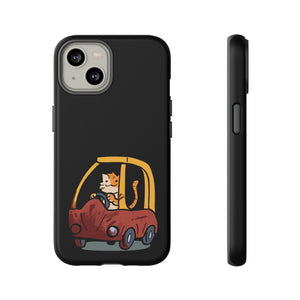 Cat Car - Phone Case Phone Case Printify iPhone 14 Matte 