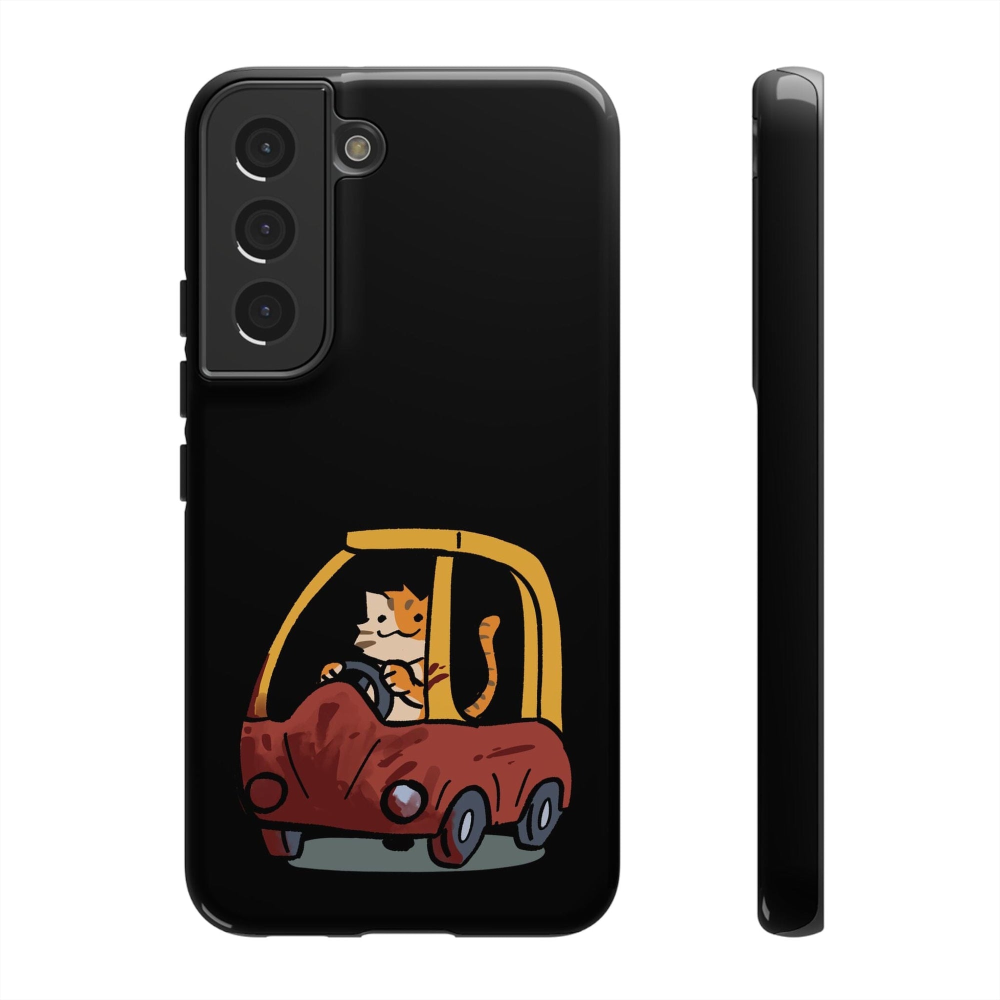 Cat Car - Phone Case Phone Case Printify Samsung Galaxy S22 Glossy 