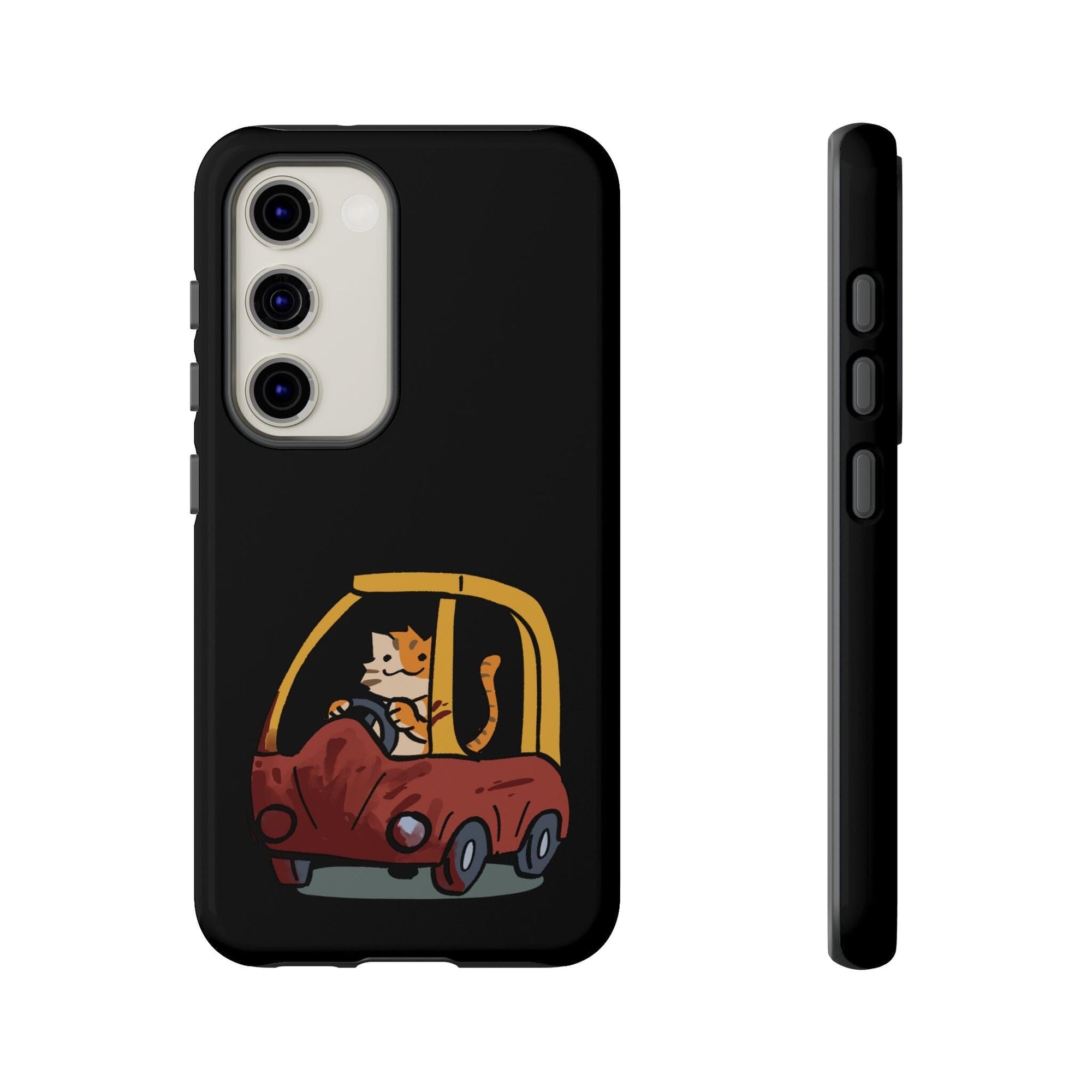 Cat Car - Phone Case Phone Case Printify Samsung Galaxy S23 Glossy 