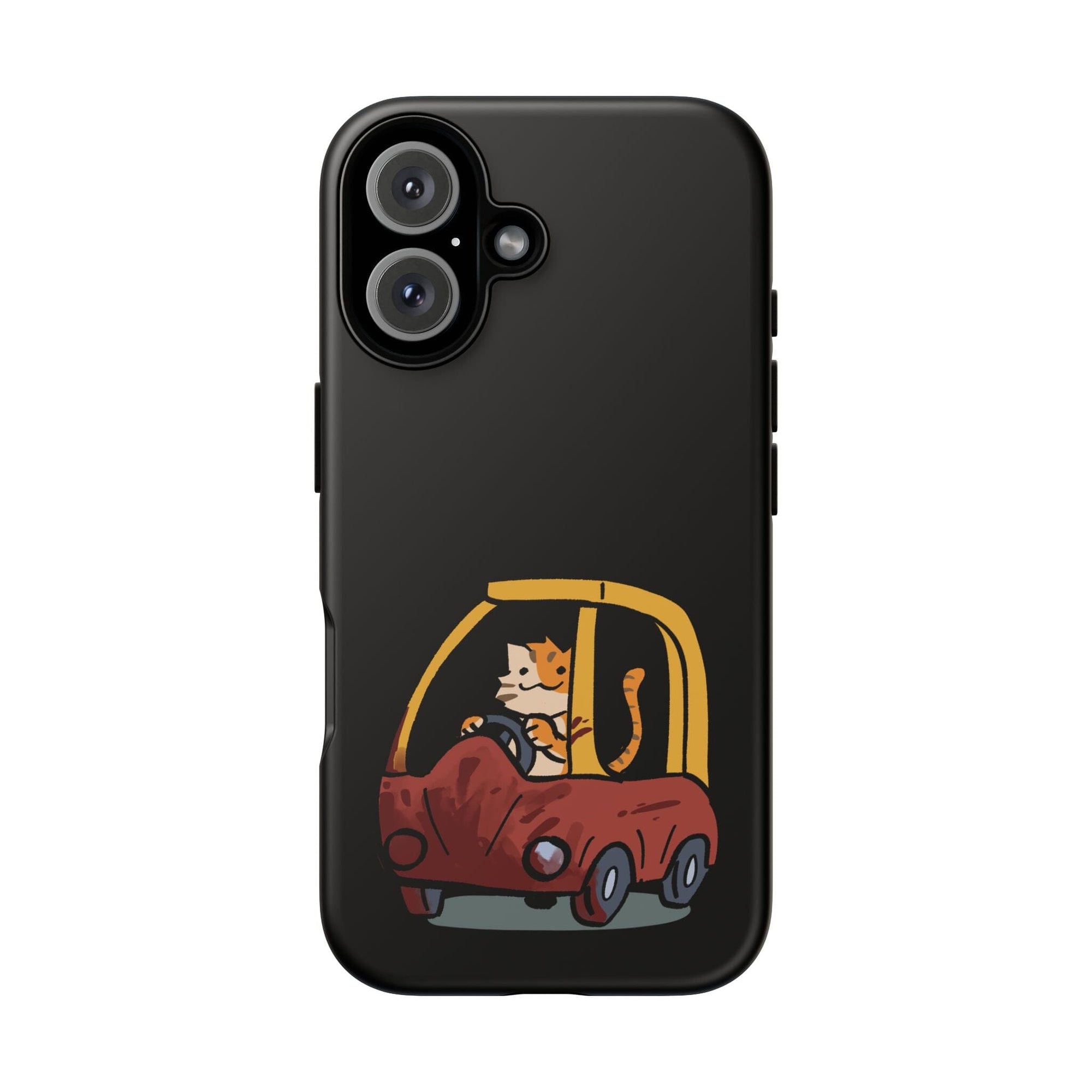 Cat Car - Phone Case Phone Case Printify iPhone 16 Matte 