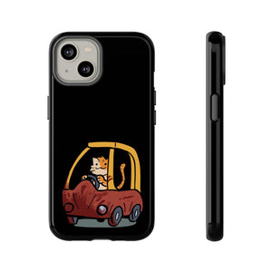 Cat Car - Phone Case Phone Case Printify iPhone 14 Glossy 