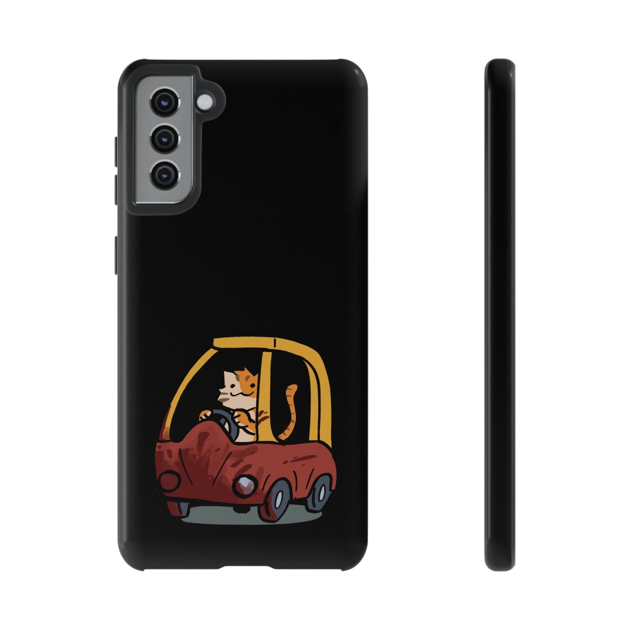 Cat Car - Phone Case Phone Case Printify Samsung Galaxy S21 Plus Glossy 