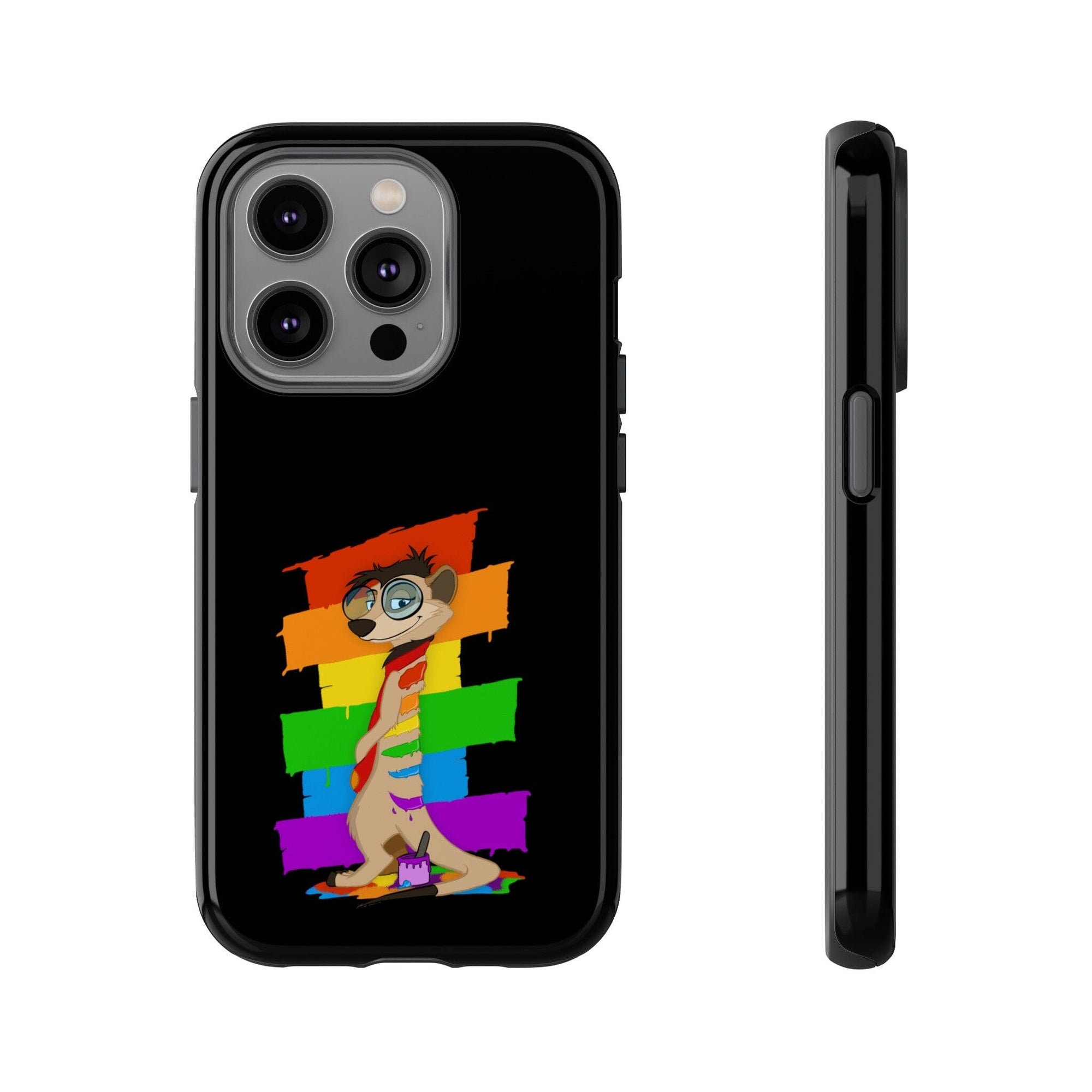 Thabo Meerkat - Meerkat Pride - Phone Case Phone Case Thabo Meerkat Glossy iPhone 14 Pro 