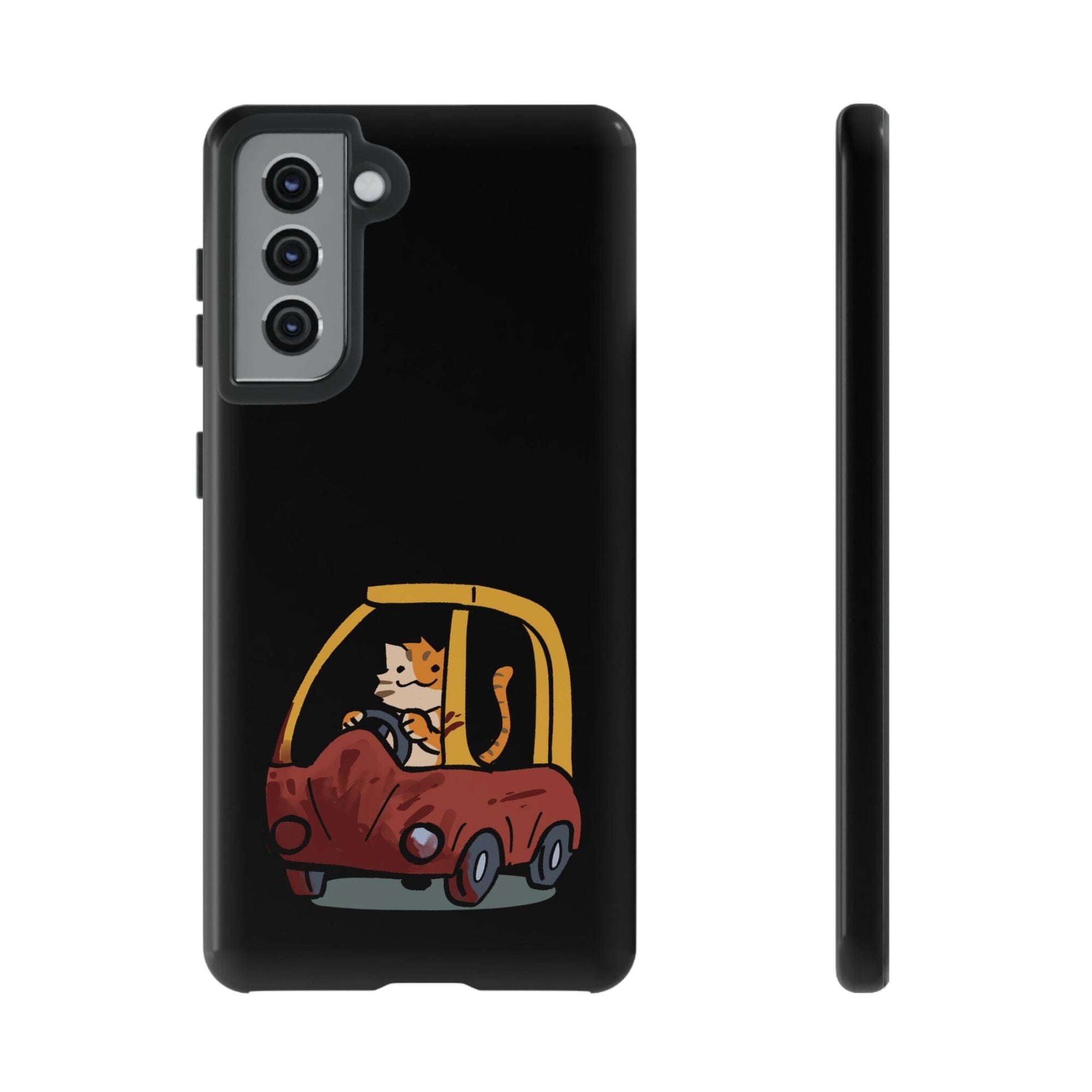 Cat Car - Phone Case Phone Case Printify Samsung Galaxy S21 Glossy 