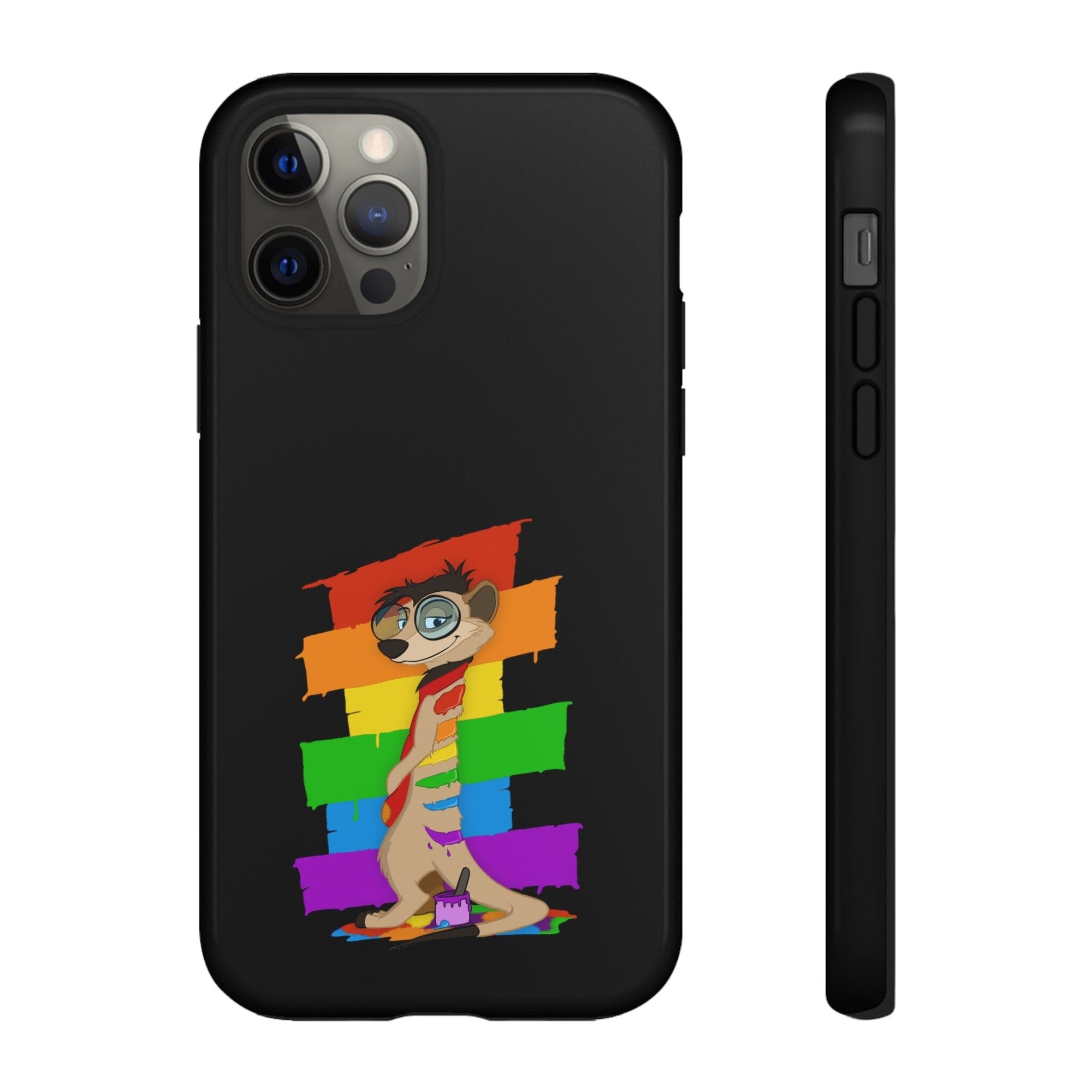 Thabo Meerkat - Meerkat Pride - Phone Case Phone Case Thabo Meerkat Glossy iPhone 12 Pro 